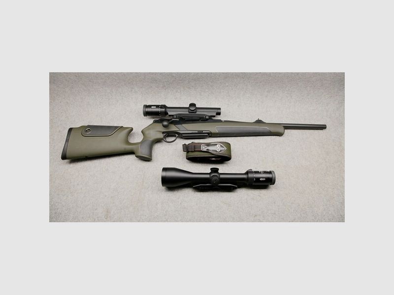 Geradezug Repetierbüchse Merkel RX Helix Speedster, Kal. .308 Win., mit 2 x Zfr. Meopta Meostar
