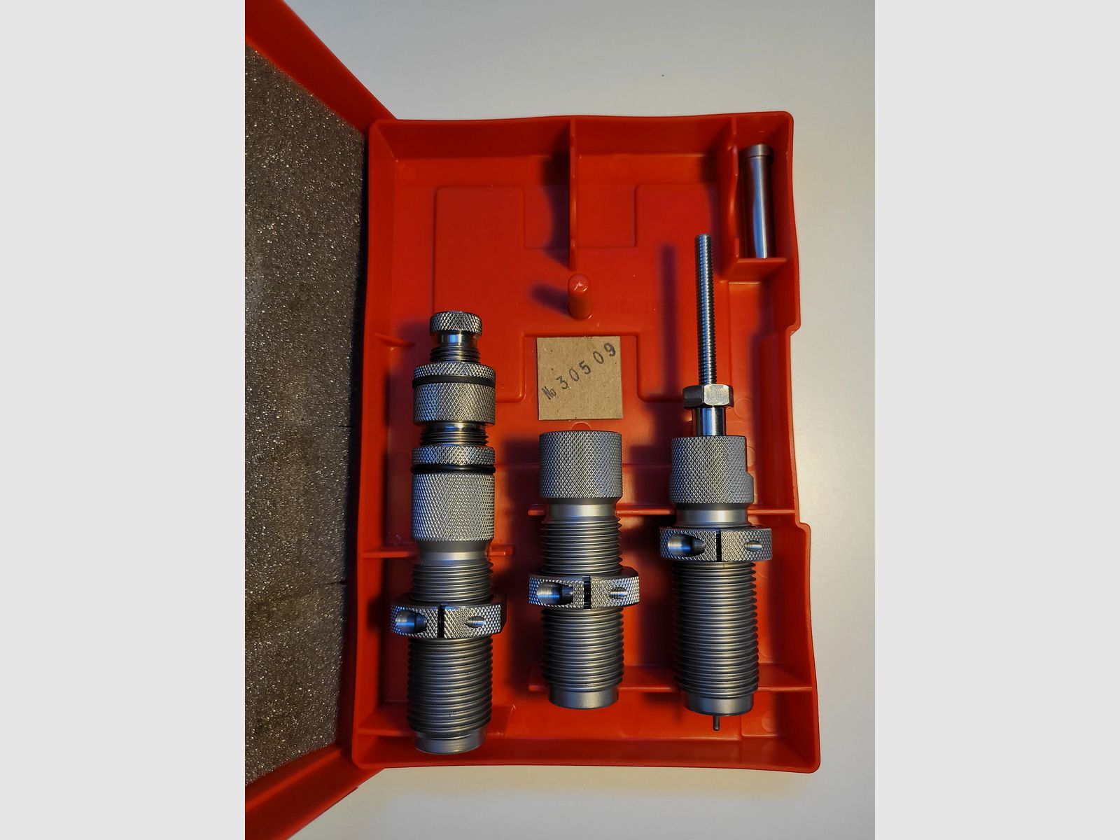 9 mm Luger / 9 x 21 Hornady die set, carbide, TAPER CRIMP, item no.: 546516