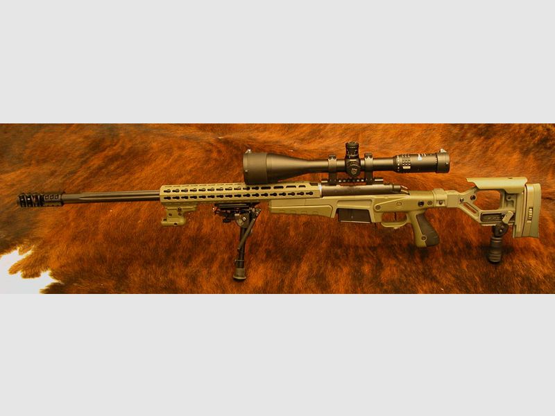 Nauwkeurigheid Sniper .308 Win Op Maat Gemaakt AICS-AX Skeleton Vouwkolf Systeem Remington 700 L.Walther Matchloop Ebi-Demper