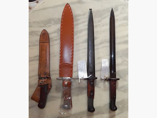 Various bayonets