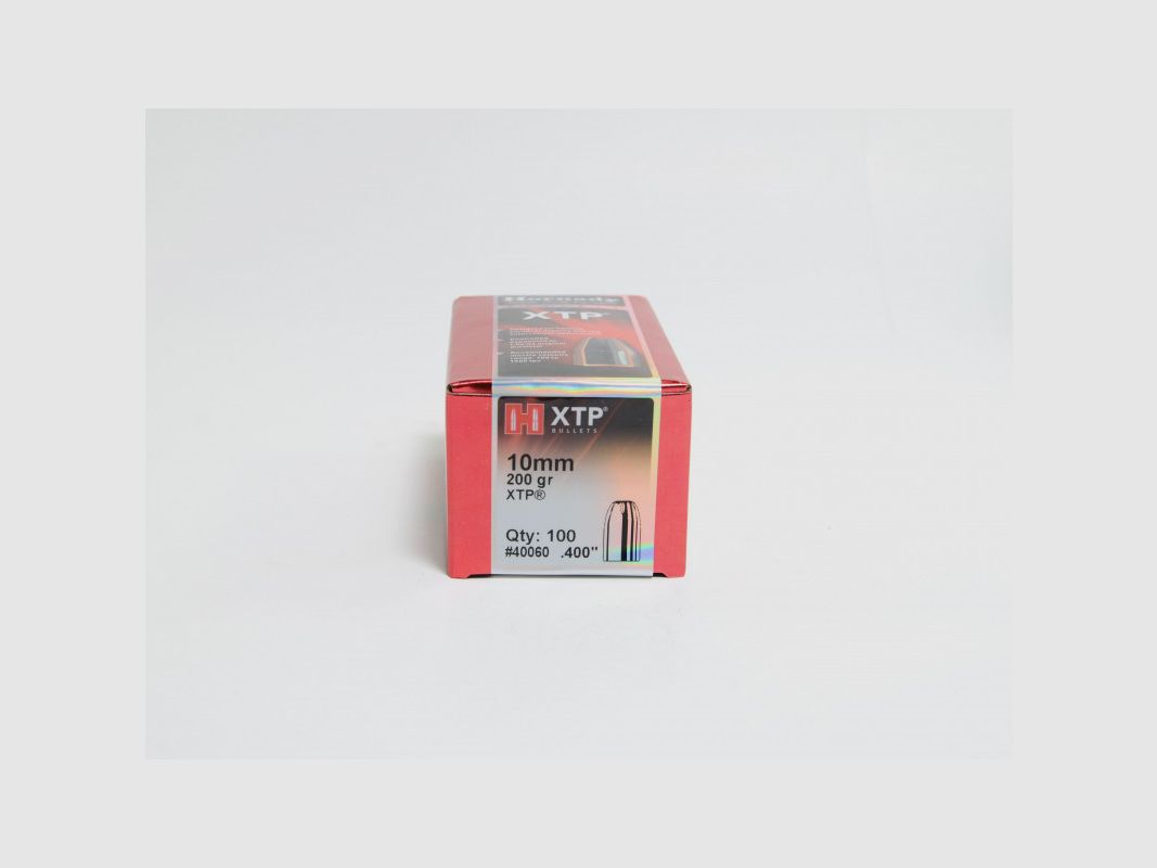 DOOS VAN 100 HORNADY KOGELS 10MM .400 200 GRS XTP