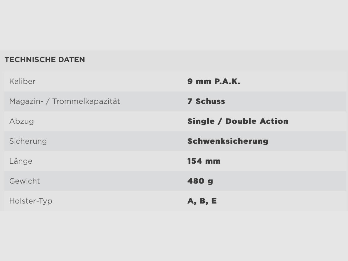 Umarex 308.02.32 Walther Mod. P22Q TGR - Meteor Gray 9 mm P.A.K. 7R