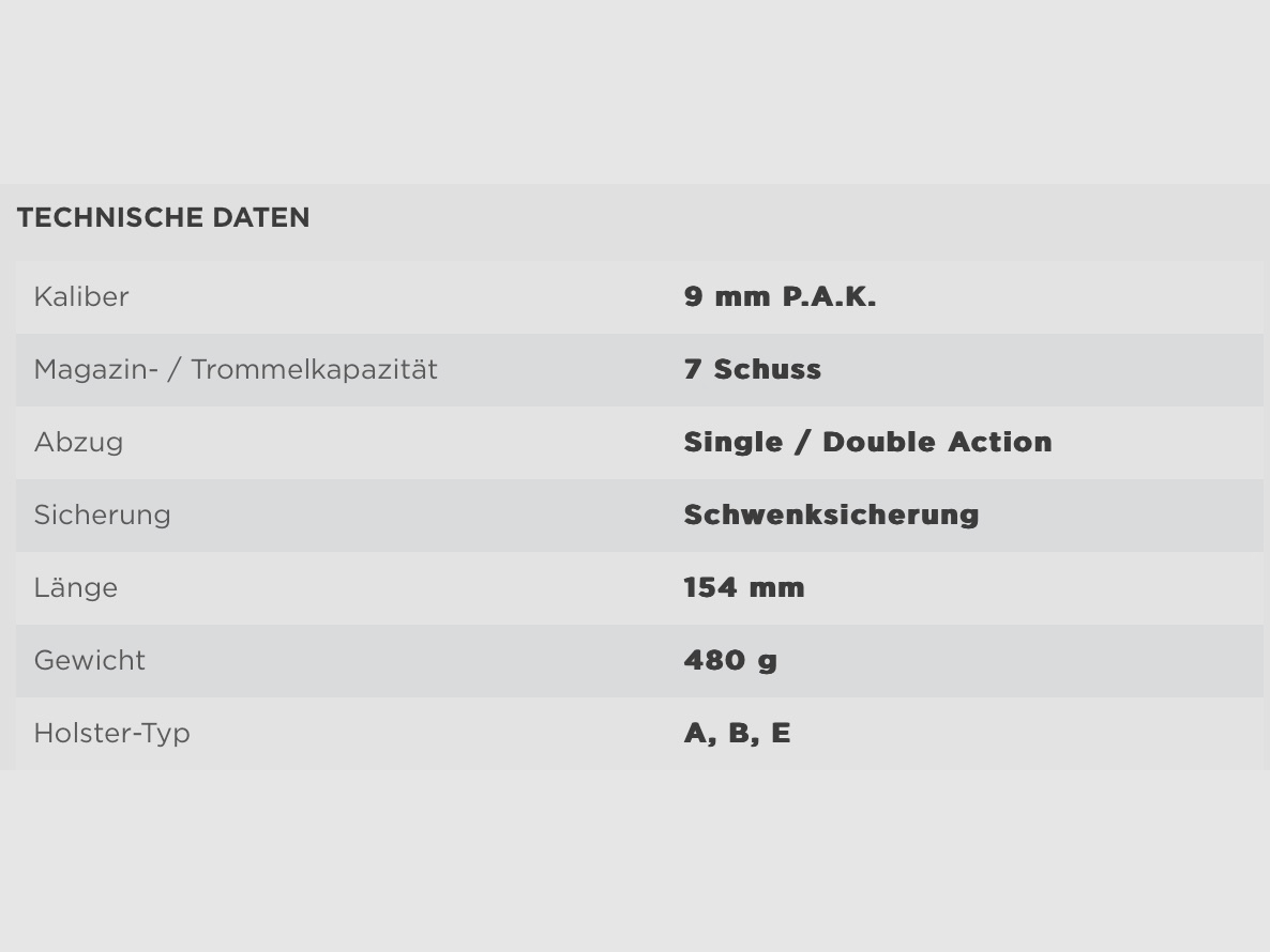 Umarex 308.02.32 Walther Mod. P22Q TGR - Meteor Gray 9 mm P.A.K. 7R