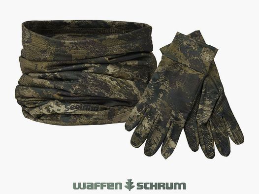 Seeland Tube/Handschuhe Aero Camo Set InVis MPC green