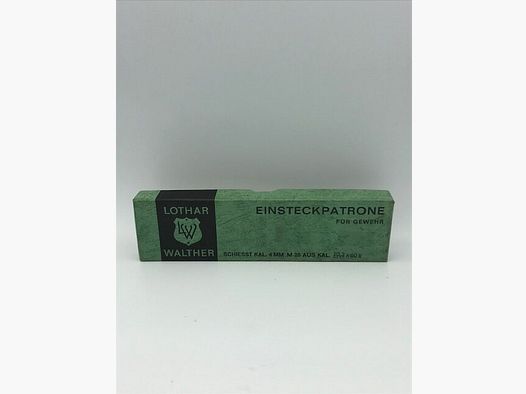 Lothar Walther inzetpatroon schiet kaliber 4mm M 20 uit 10.3x60R voor geweer