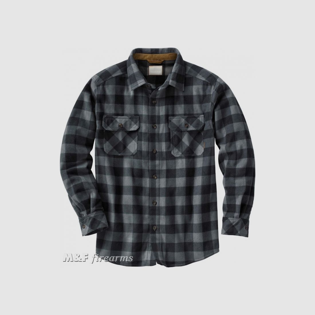 Lumberjack Shirt im Holzfäller-Stil mit herausnehmbarem Innenfutter Protektoren und Aramidfaserverstärkung Grau-Schwarz