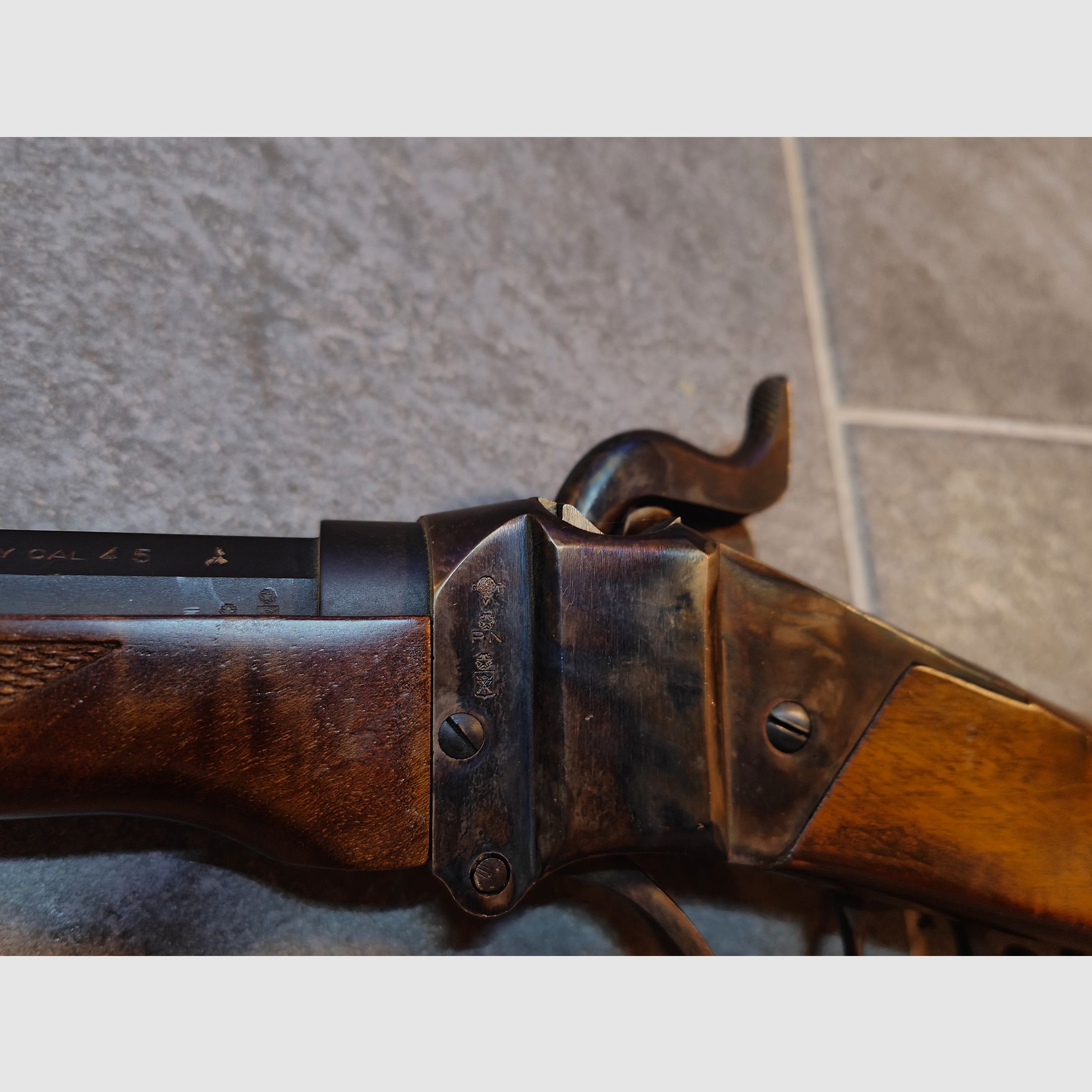 Pedersoli rifle de percusión Sharps Mod. 1859 Sniper 30" cal.45/70 perc. Longitud: aprox. 118cm Longitud del cañón: aprox. 74,5cm, Peso: aprox. 4,5kg