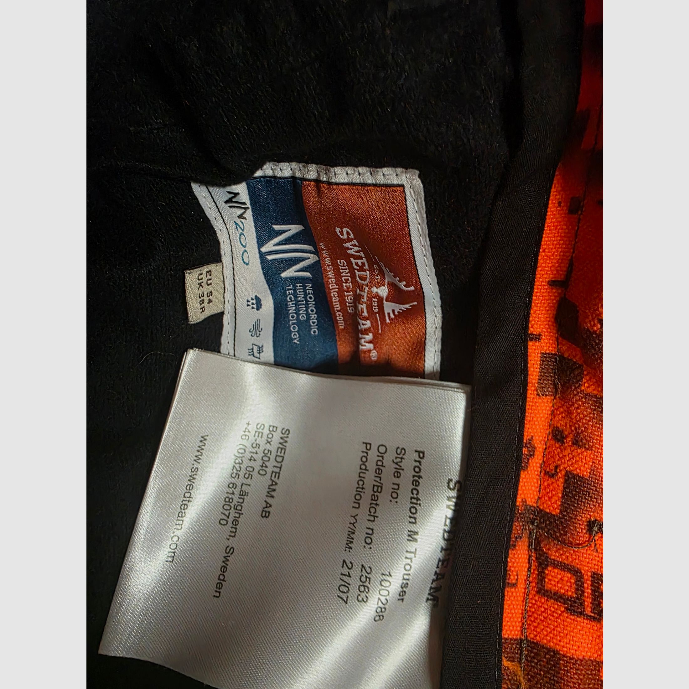 Nachsuchen Hose Swedteam Protection Gr.54