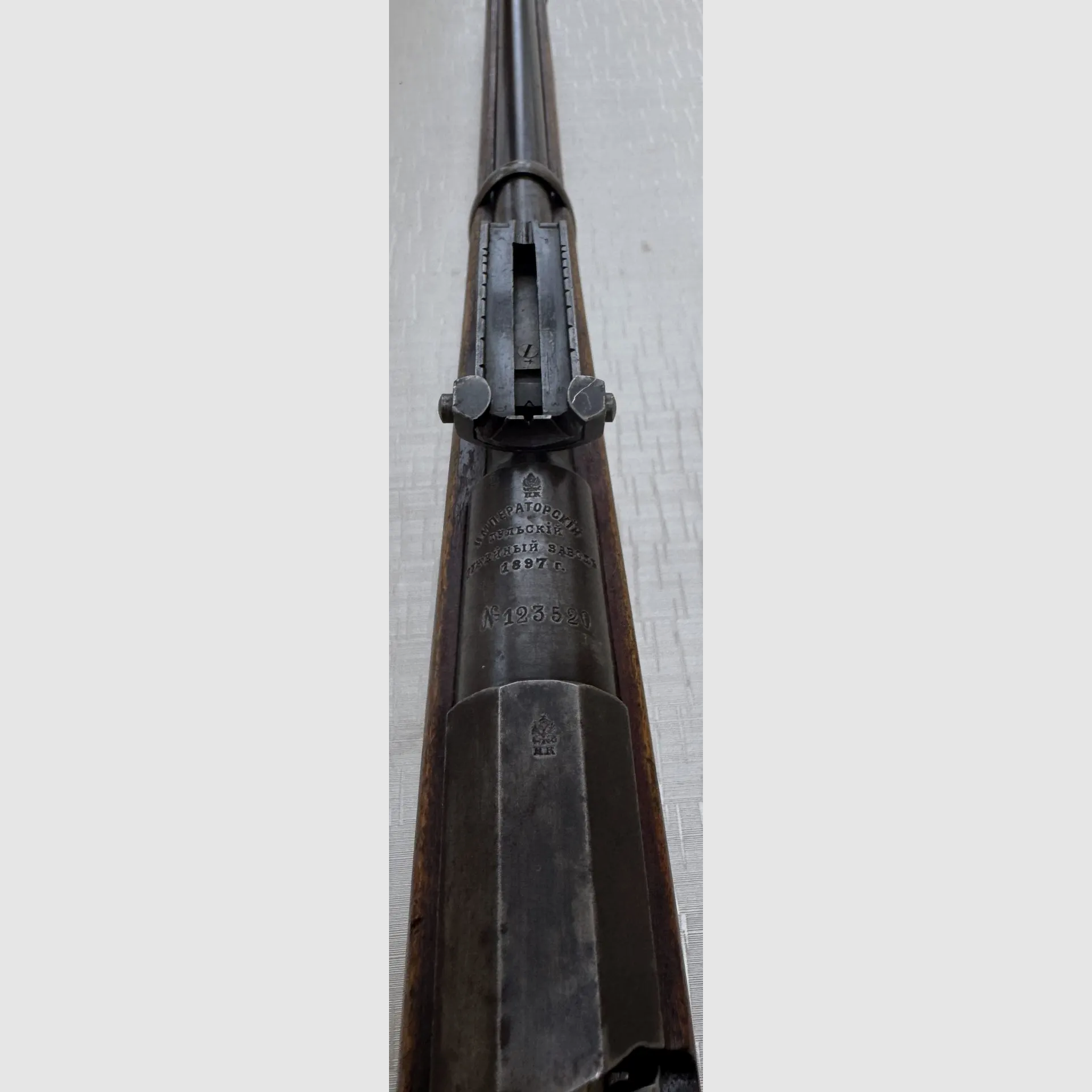 Mosin Nagant russisches Kosaken-Kurzgewehr M1891 – Tula 1897 – nummerngleich Kaliber, Bild 6 von 6