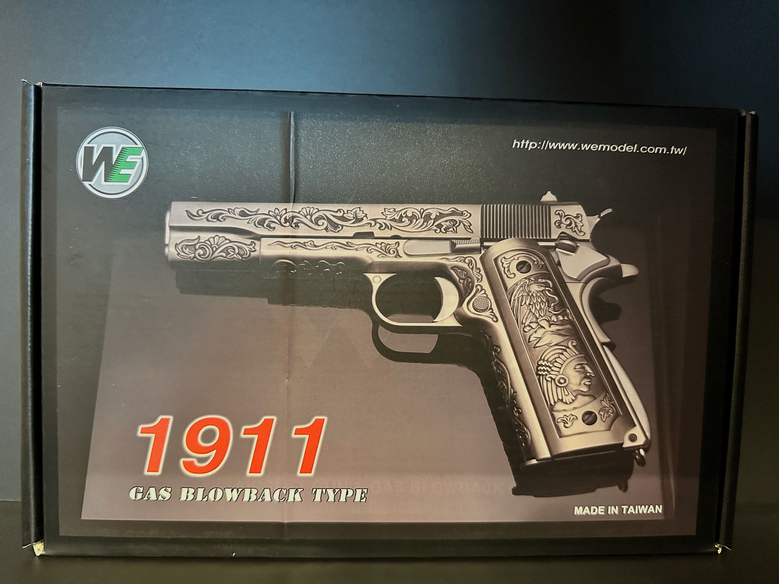 M1911 Etched Full Metal GBB WE mit Zubehör