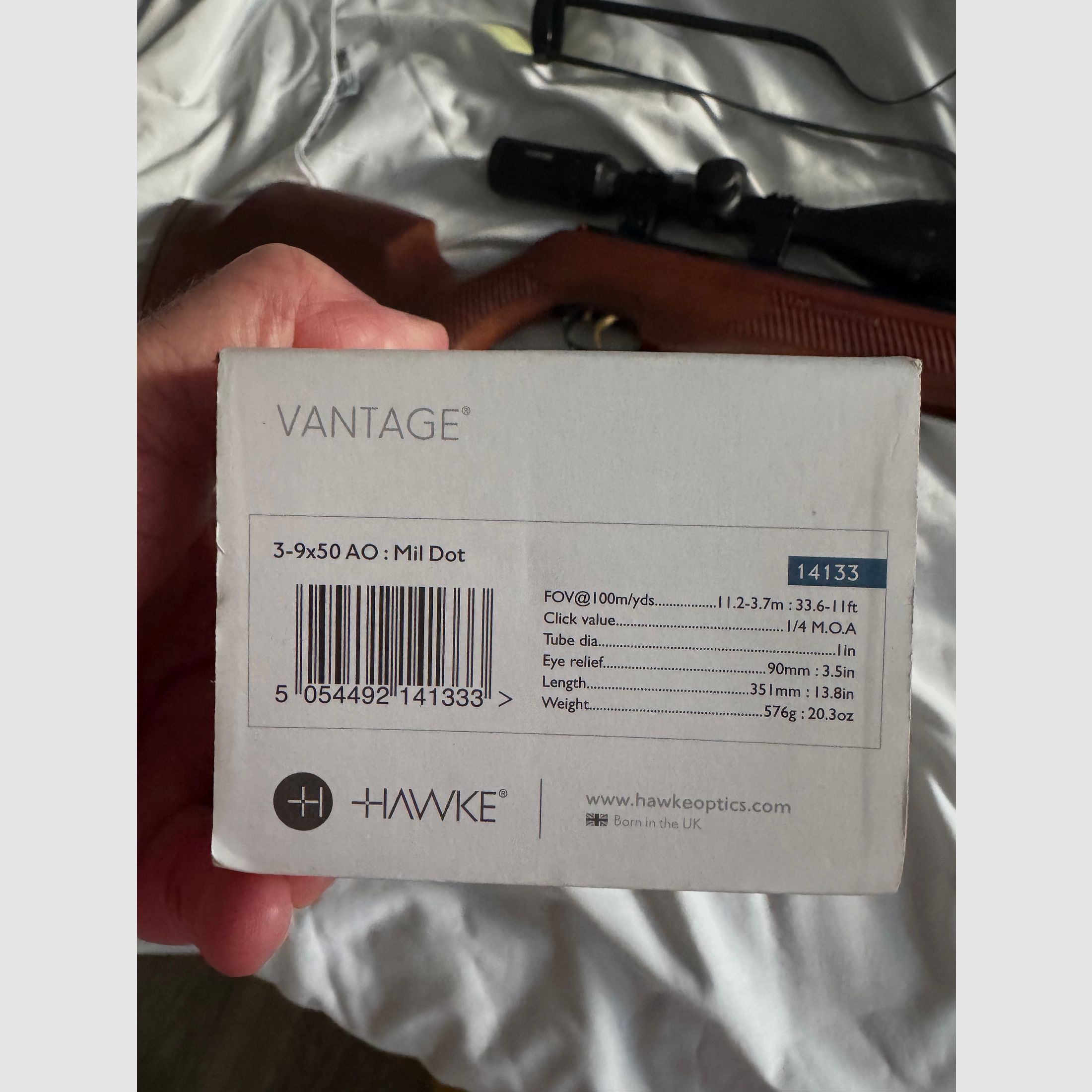 Weihrauch HW 97 Kaliber 5,5 Zielfernrohr HAWKE Futteral ExportFeder