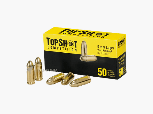 Topshot 9mm Luger FMJ 124 gn