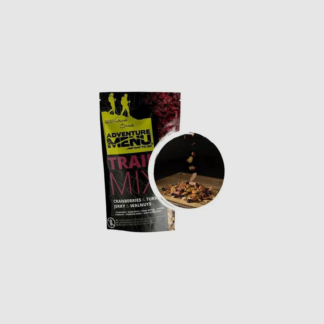 Adventure Menu Adventure Menu Trailmix Cranberry Turkey Jerky Walnuts 50 g