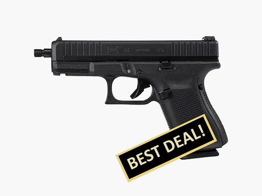 Pistola Glock 44 con canna filettata