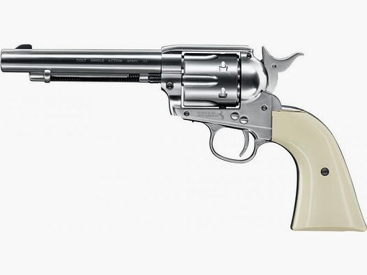 Colt SAA .45-5.5″, Nickel BB