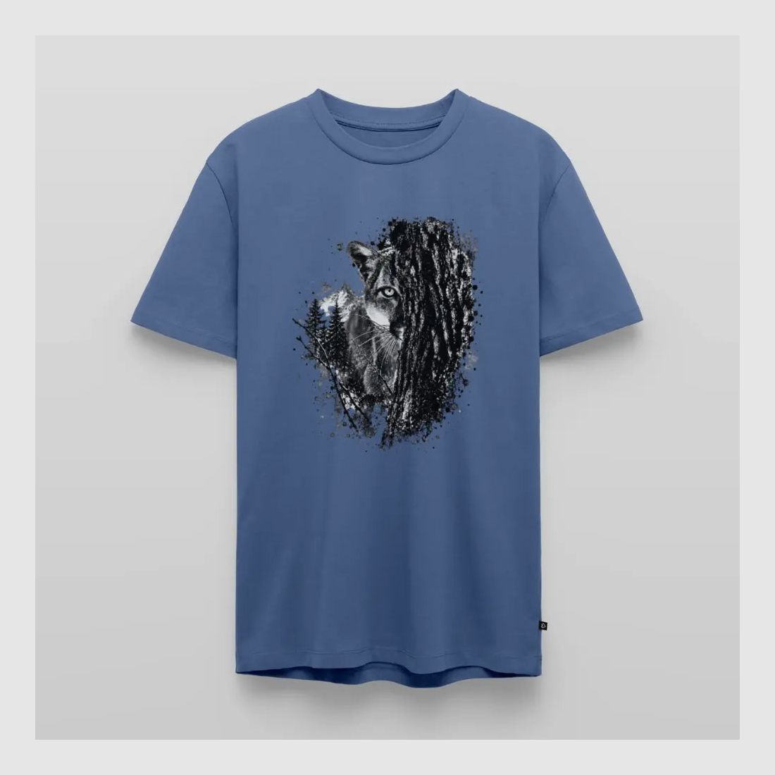 PUMA Men´s Premium T-Shirt „Lauernder Puma"