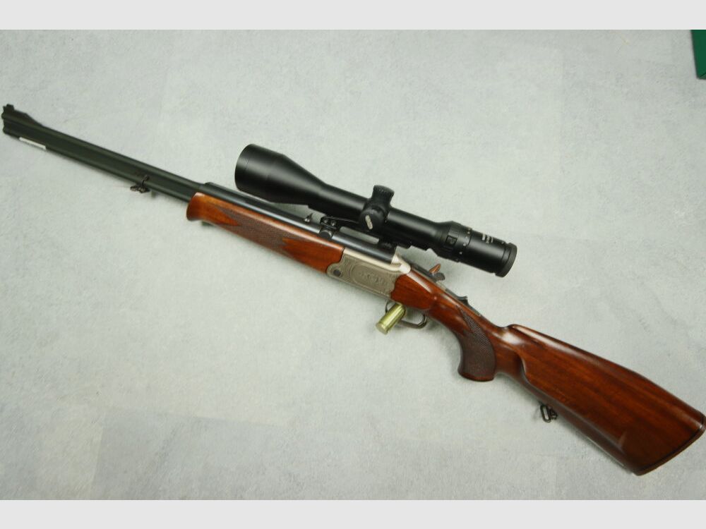 Merkel hand-spanner including Meopta ZF B4 double rifle mountain rifle