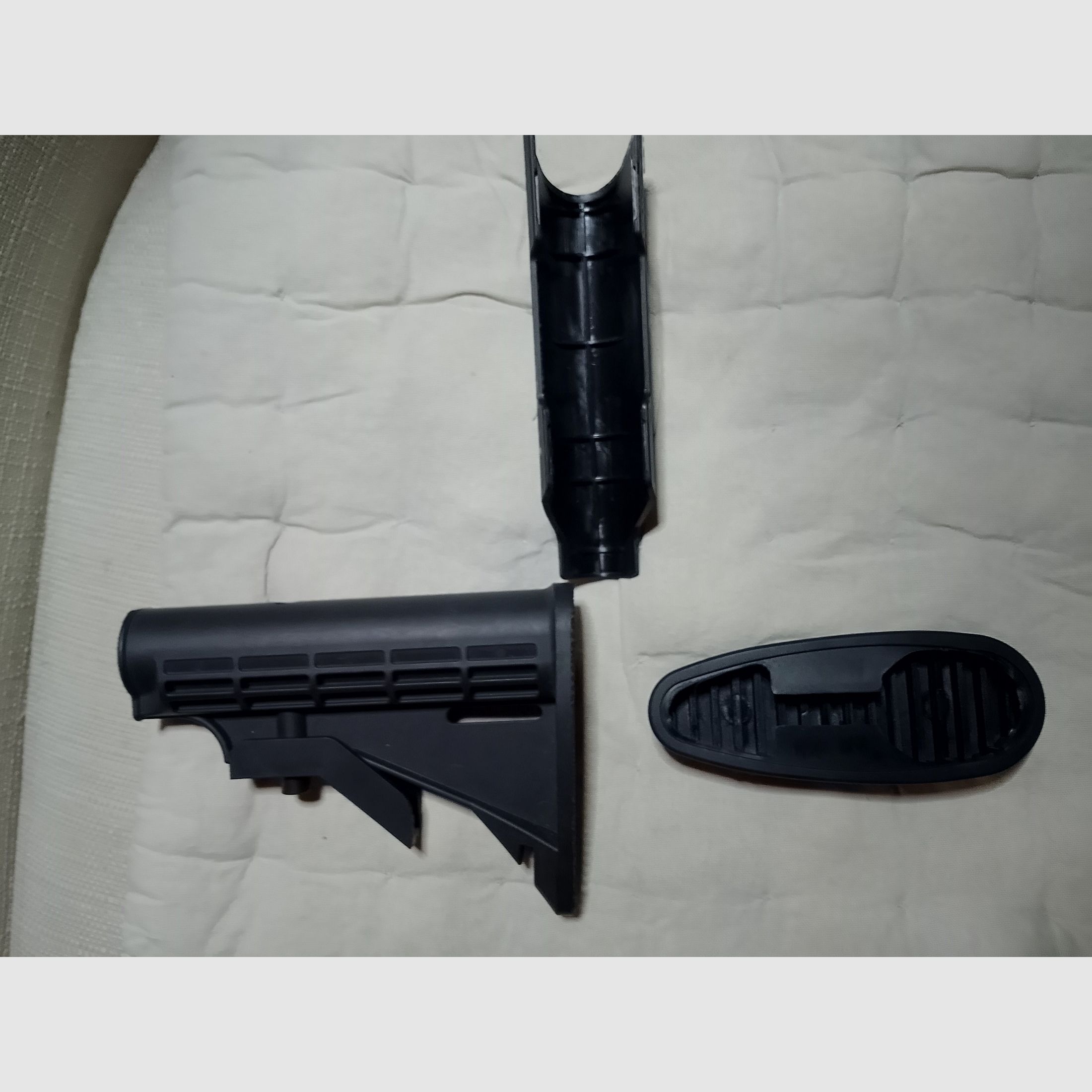 Zestaw jak nowy stock kolbowy AR-15 M4 karabinek, wersja komercyjna, 6-pozycyjny bufor gumowy, podkładka policzkowa