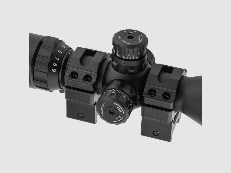 UTG Mildot Zielfernrohr rot/grün beleuchtet - 3-9x32 3-9x32, Bild 6 von 7