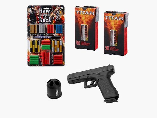 Schreckschuss Silvester Set Glock Special