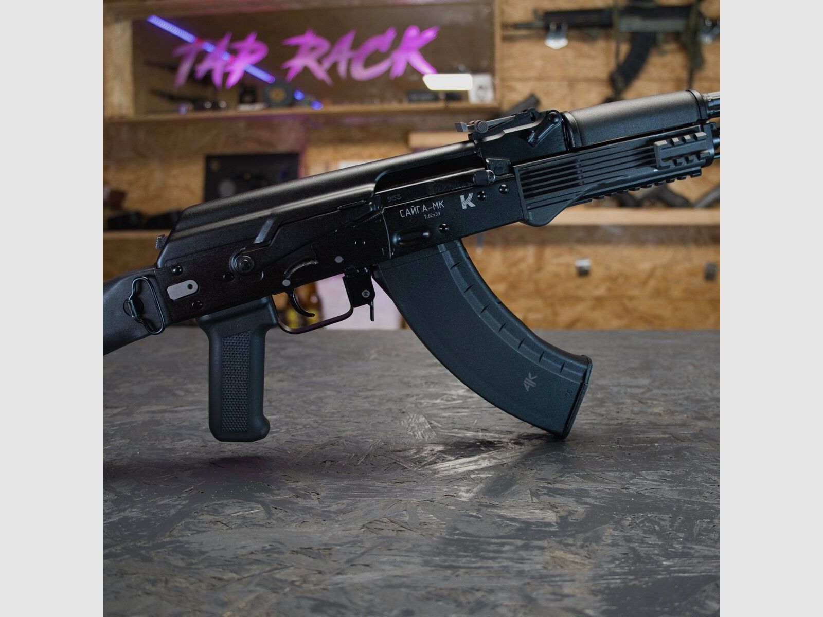 GEBRAUCHT IZHMASH SAIGA MKK-104 – 7,62×39 – Fester Schaft, Bild 6 von 11