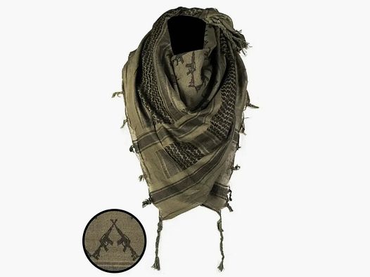 Mil-Tec Mil-Tec Shemagh Rifles 110 x 110 cm - Olive