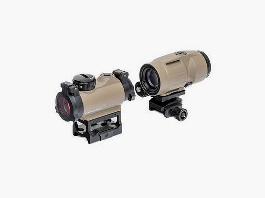 KOLIMATOR SIG SAUER EO ROMEO-MSR Z POWIĘKSZALNIKIEM SIG SAUER EO JULIET3-MICRO 3x22mm FDE