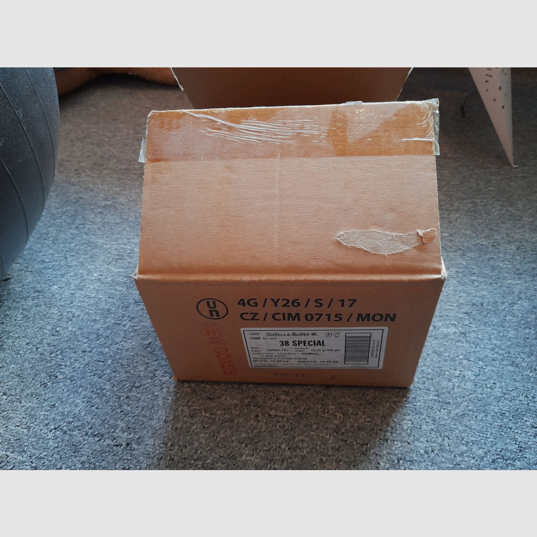 1.000 S&B Messinghülsen .38 special