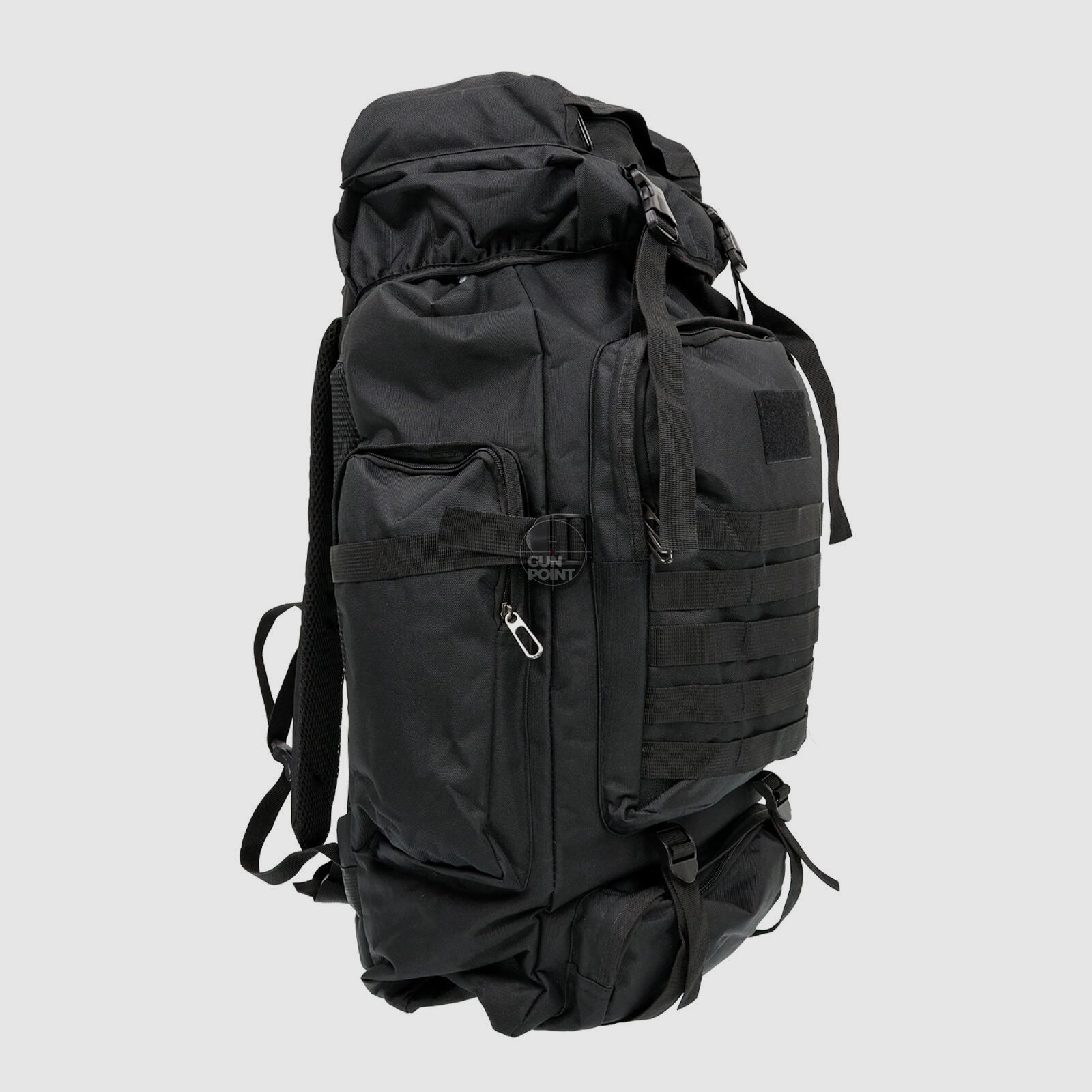 AMAZON OpTacs Outdoor Trekking Rucksack 80L Molle Schwarz