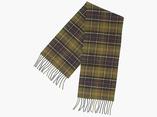 Écharpe Barbour en laine d'agneau Tartan classique