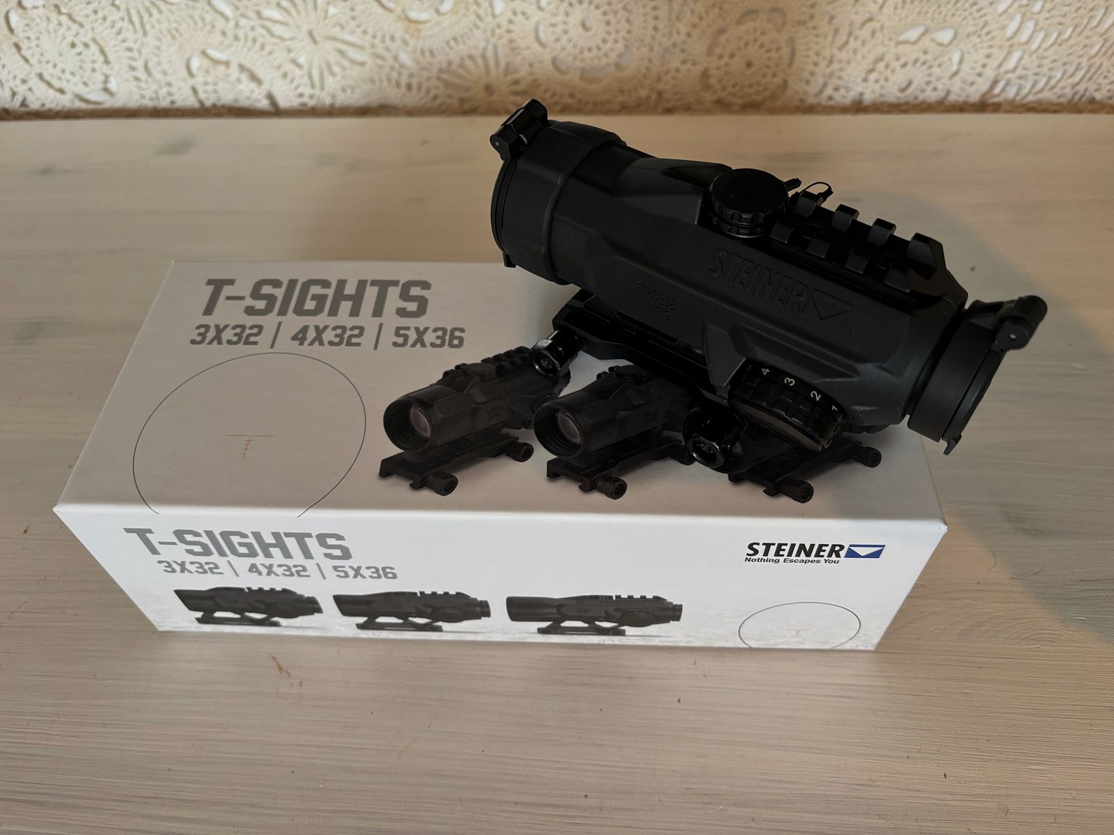 Steiner T-Sights dispositivo de puntería de punto luminoso, 4x32 Cal.223