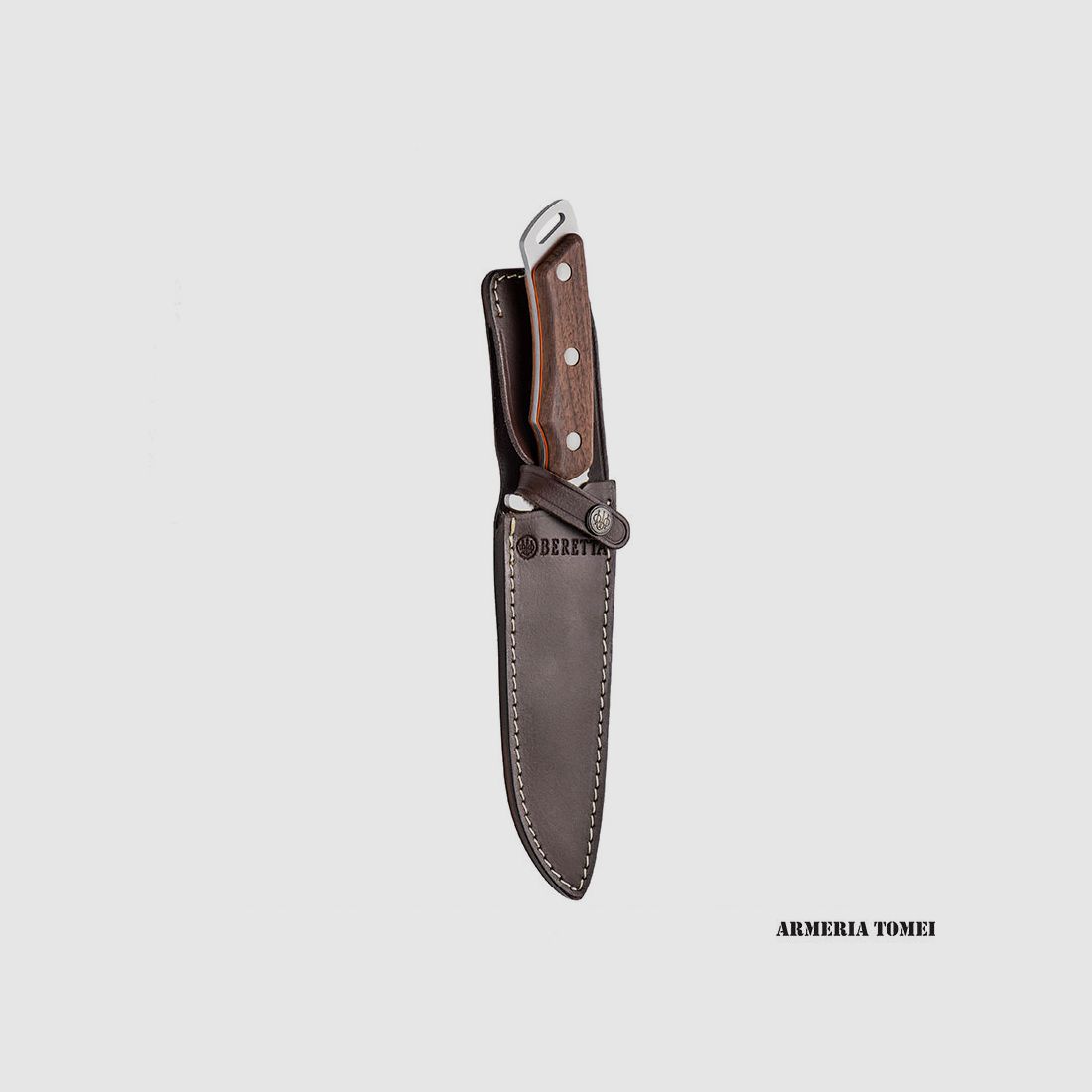 MESSER – BERETTA – ORYX FESTE KLINGE BRAUN & ORANGE, Bild 3 von 3