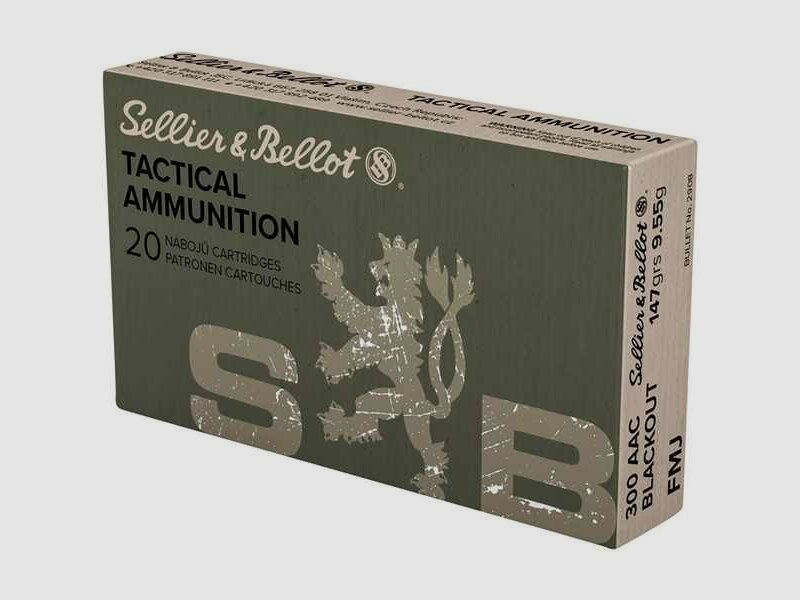 Sellier & Bellot .300 AAC Blackout volmantel 9,55g/147grs.