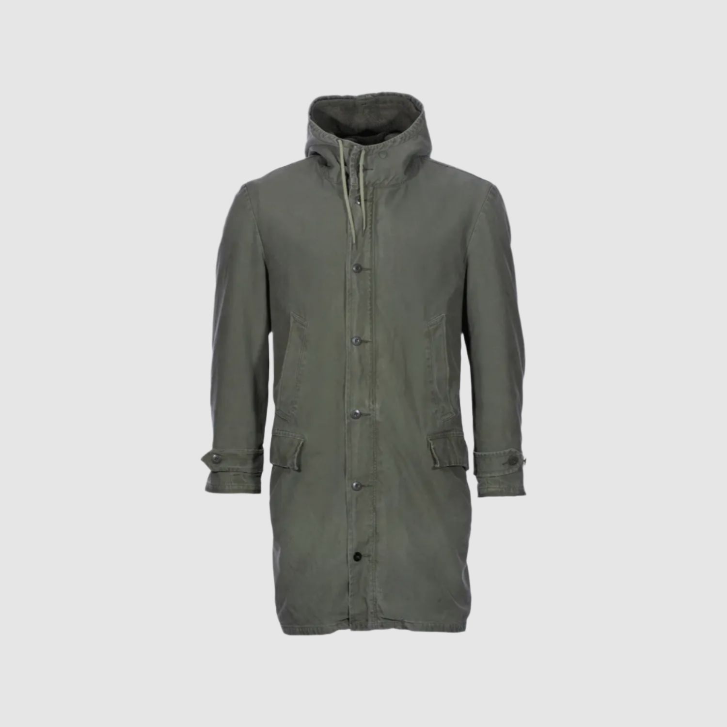 Bundeswehr Original BW Parka lang mit Futter oliv gebraucht