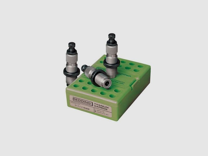 REDDING 9MM LUGER CARBIDE 3 DIE SET