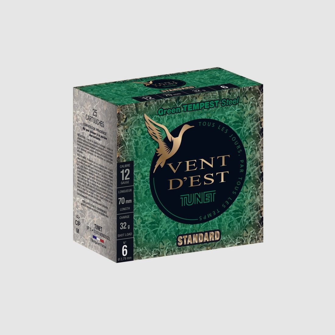 Patronen Tunet Green Tempest HP - Kal. 12/70