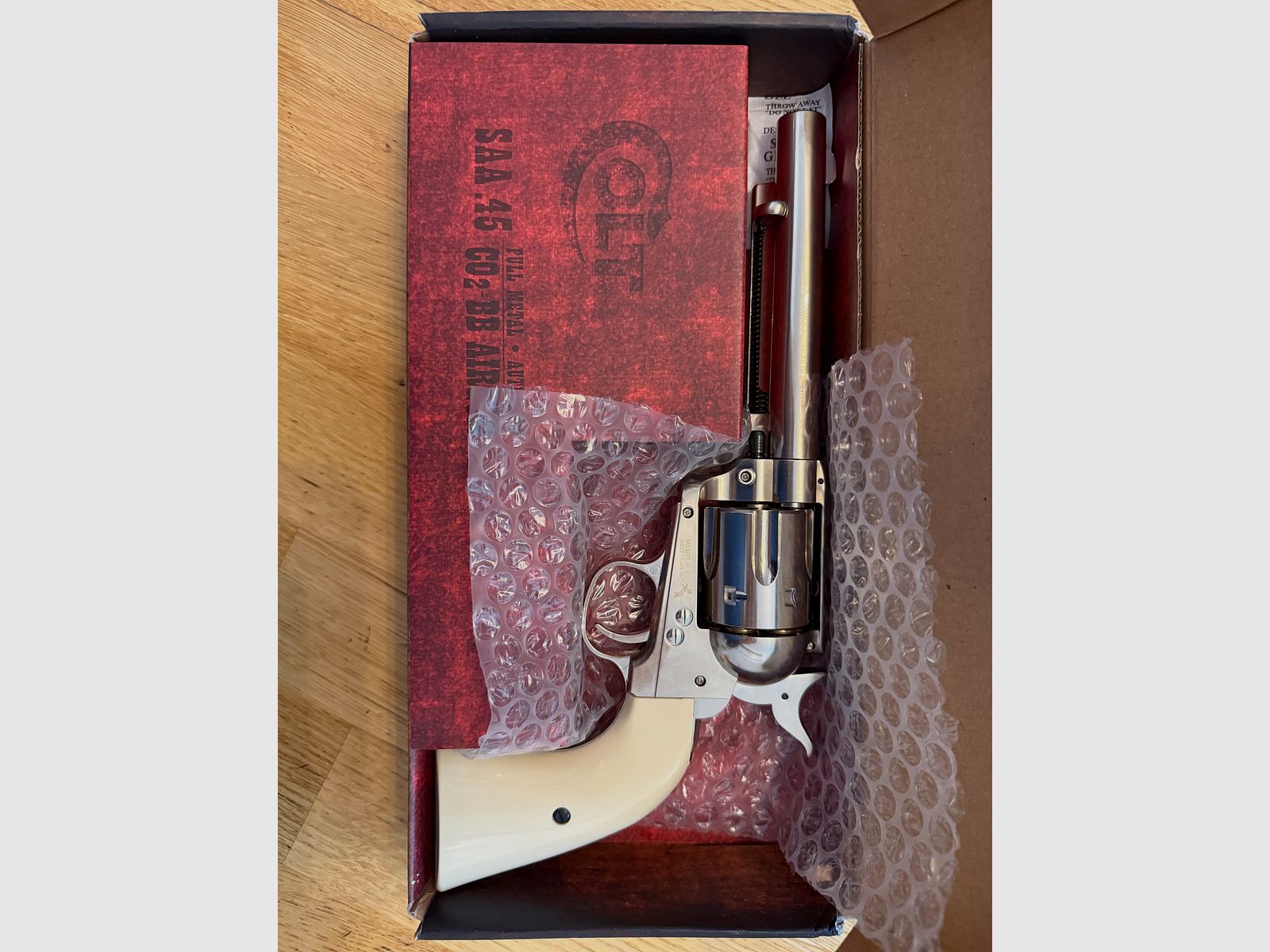 Umarex CO2 Colt SAA 45 Nickel 4.5 mm BB