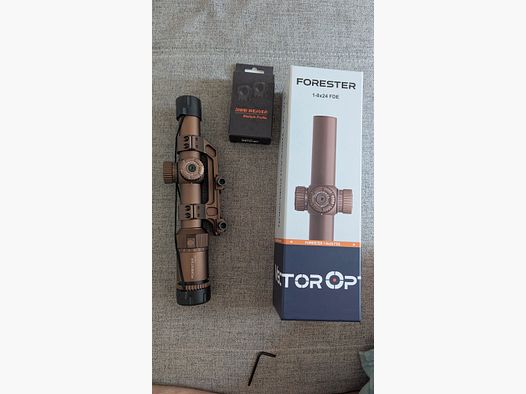 Vector Optics Forester 1-8x24 FDE incl. blokmontage
