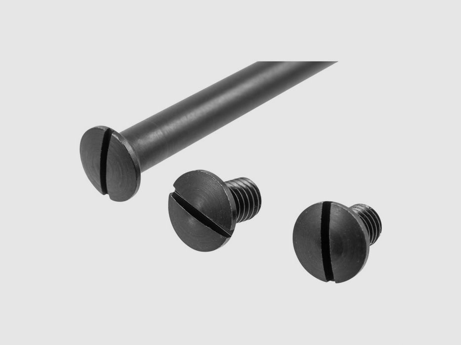 MARBLE ARMS UBERTI 1885 BPCR TANG SIGHT SCREW SET .595″ SCHWARZ, Bild 2 von 3