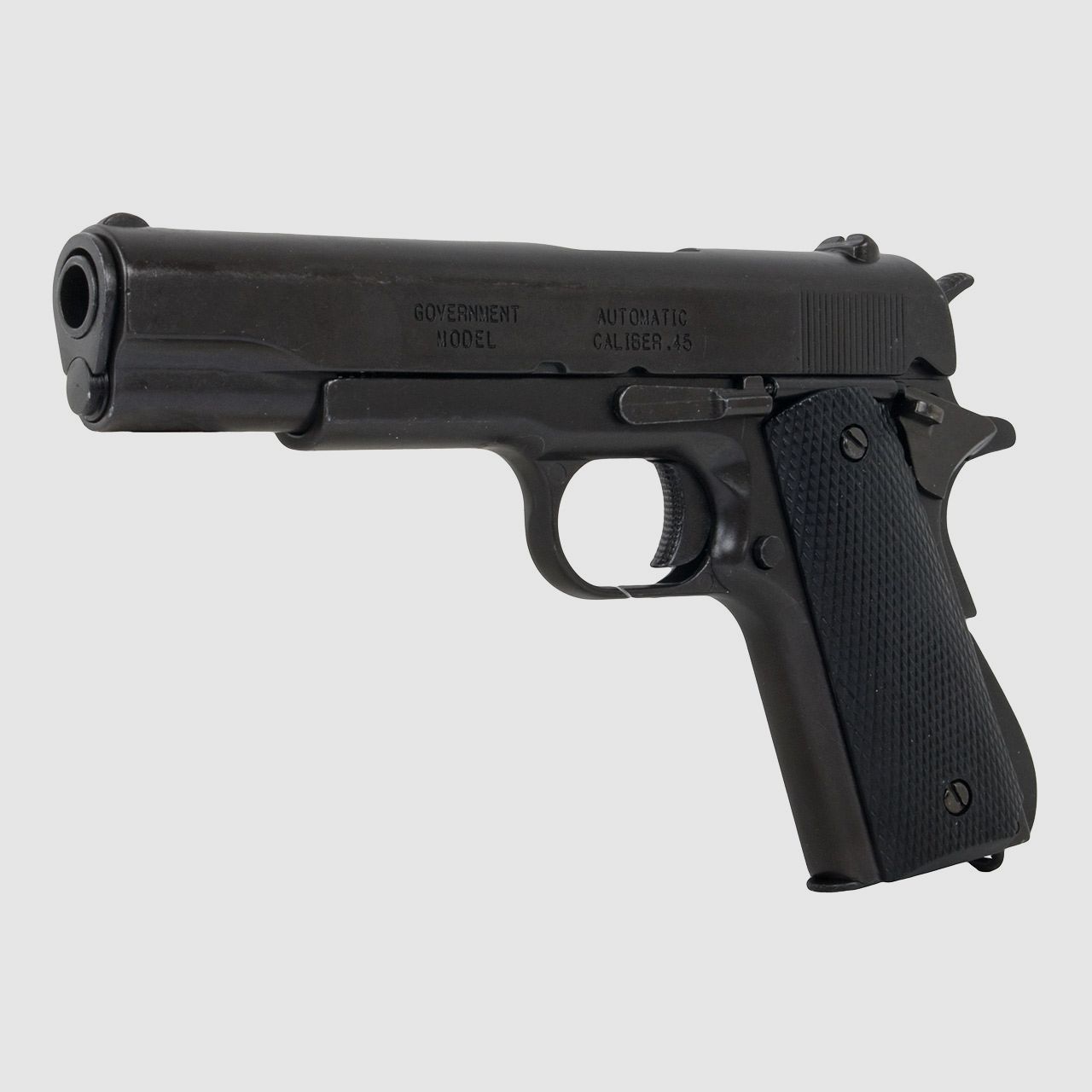 Denix Deko Pistole Colt M1911A1 Automatik Kaliber .45 Pistole USA 1911 LĂ¤nge 24 cm schwarz