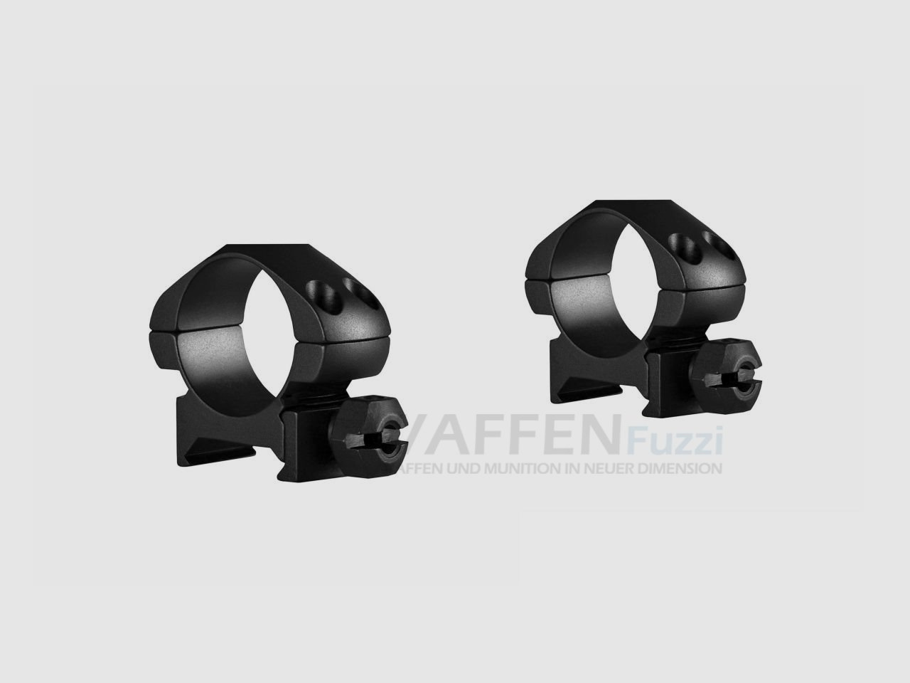 Precision steel mounting rings 1 inch low