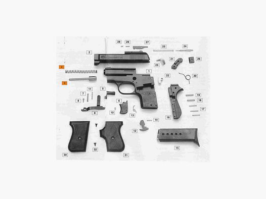 Ersatzteile Kit Bruni 315 8mm
