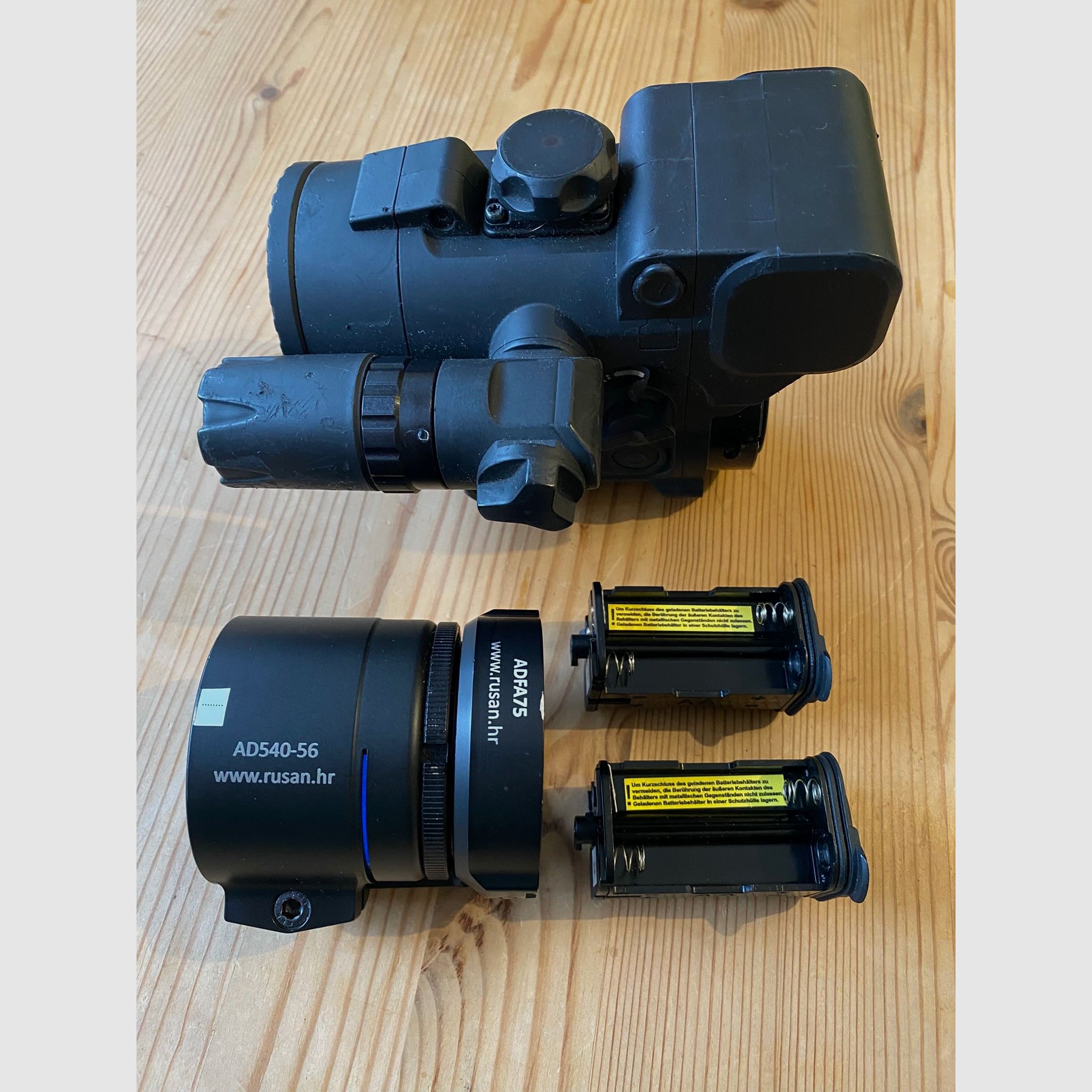 PULSAR DFA 75 mit RUSAN-Klemmadapter AD540-56