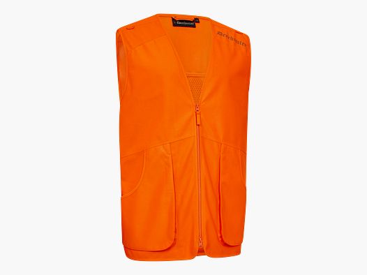 Kamizelka bezpieczeństwa z siatki do polowania - pomarańczowy - rozmiar: 2XL/3XL