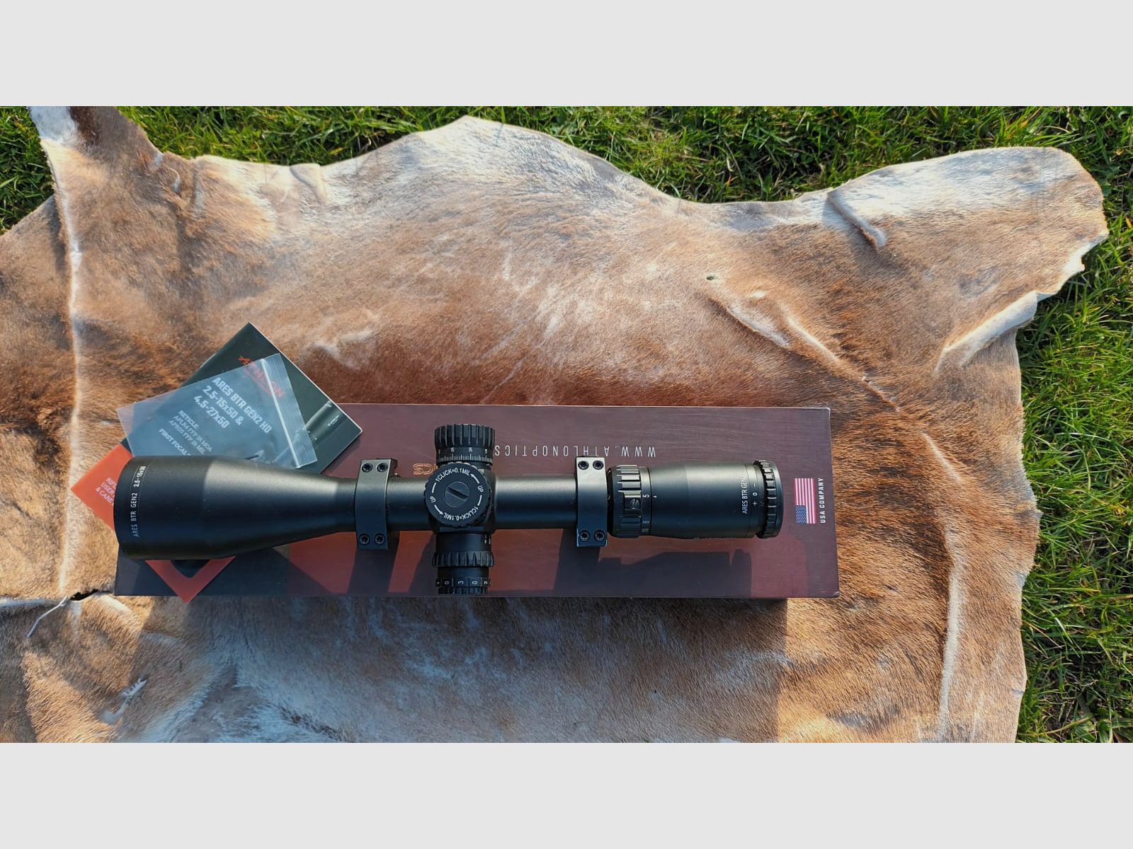 Zielfernrohr Athlon Ares BTR HD 2.5-15x50 MIL Gen3 Neuwertig