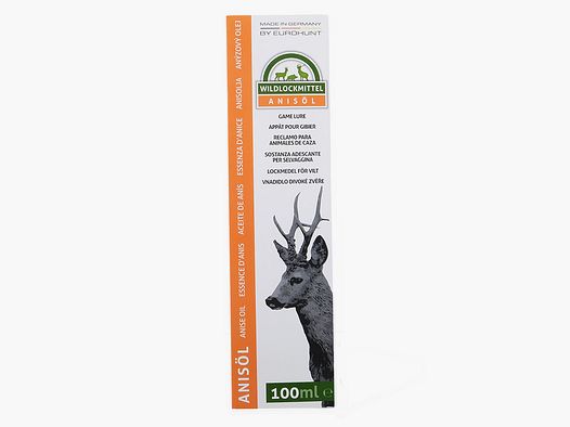 Eurohunt Olio di Anice 100ml Spray a Pompa Attrattore per Animali Selvatici