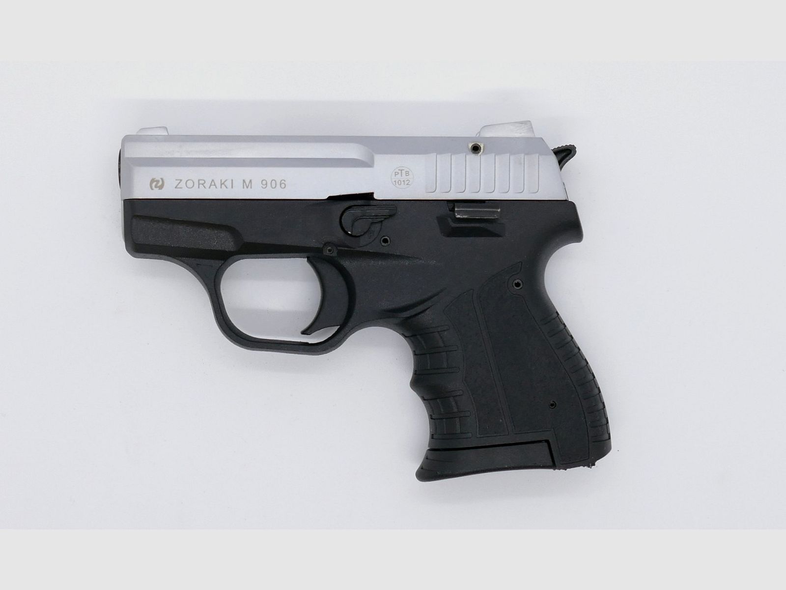 Buchner Zoraki 906 matte chrome 9mm PAK gas and signal weapons