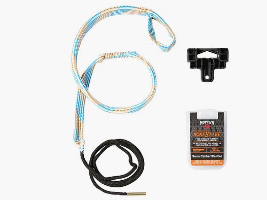 Original HOPPE'S BORESNAKE cleaning cord with handle RIFLE: 9 mm Luger