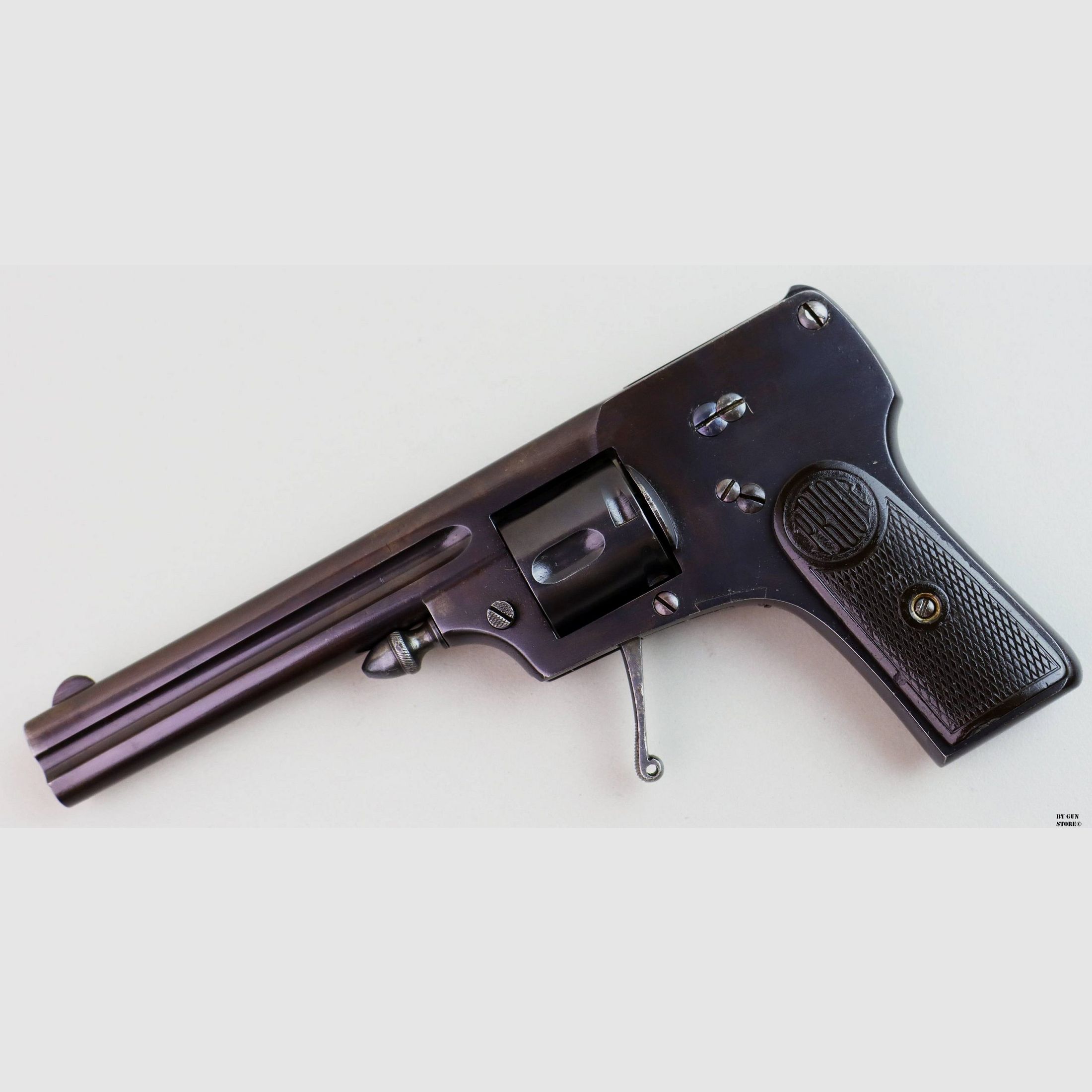 Revolver Lebeaux Liegi mod. Browning cal. 6,35 mm matr. 17, immagine 2 di 9
