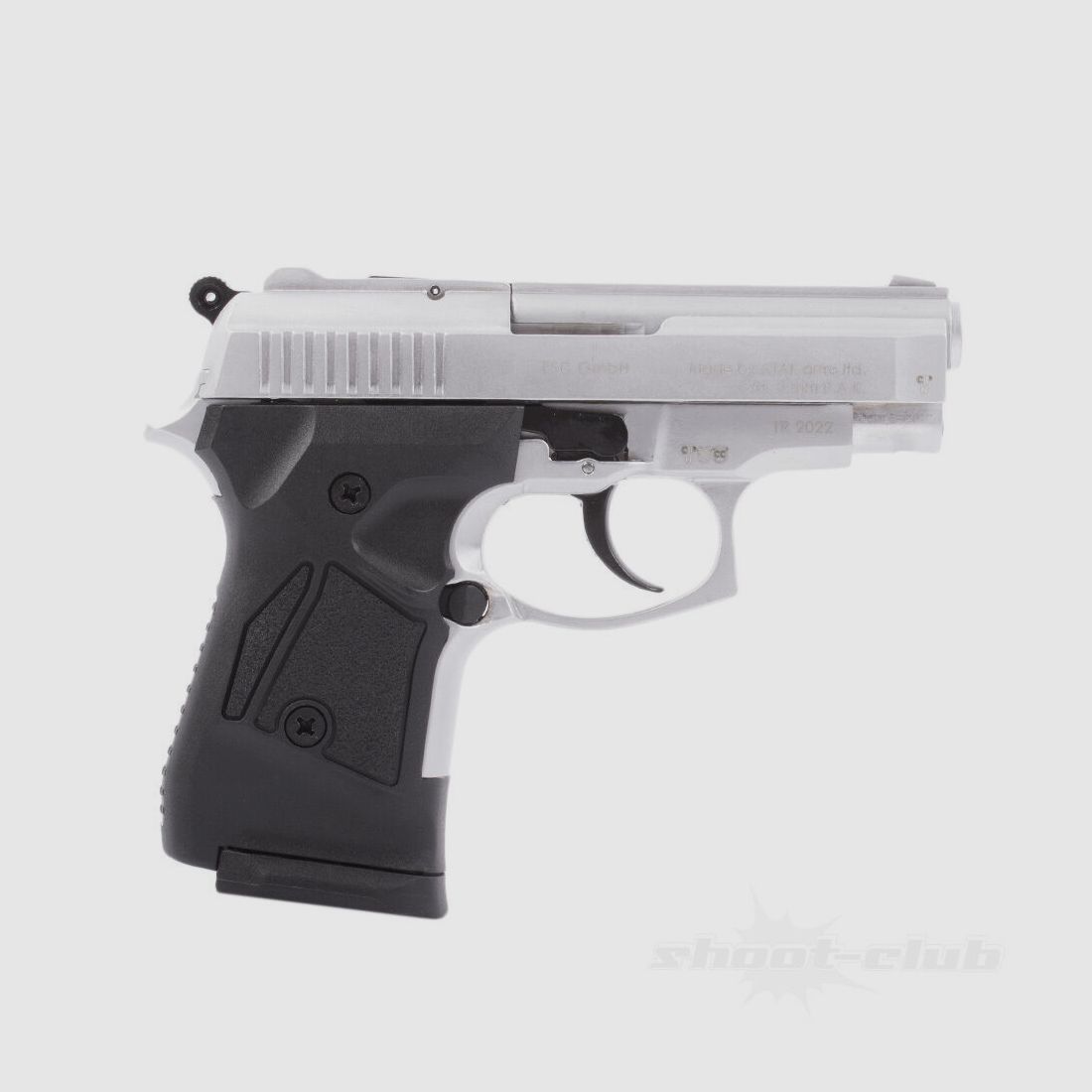 Zoraki	 Zoraki 914 matt chrom 9 mm PAK